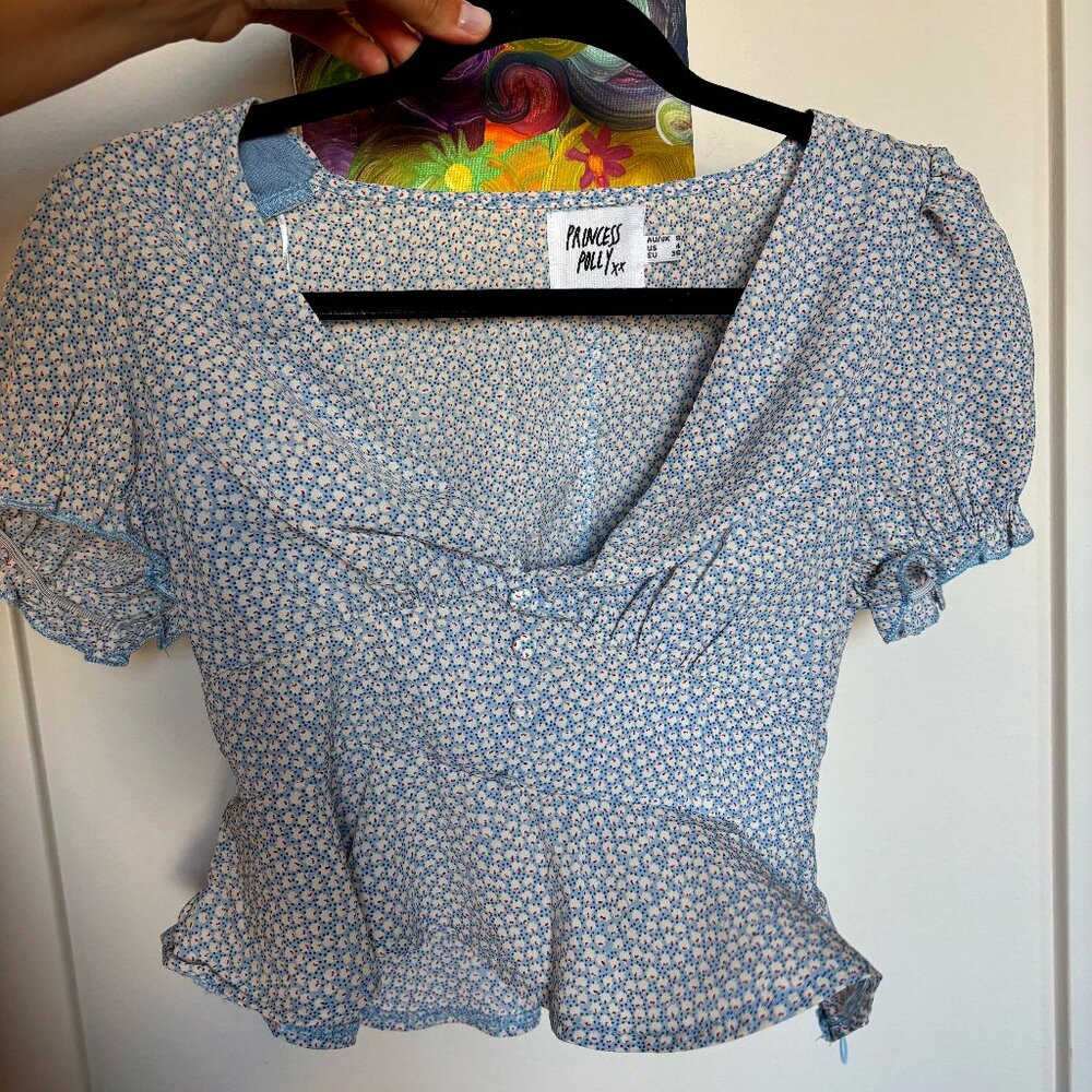 Princess Polly, Size 4, Baby Blue